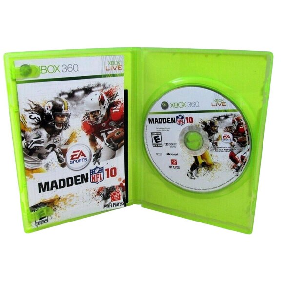 Ea Sports Madden 10 NFL Xbox360 2010 Game Manual and Case - Picture 2 of 3